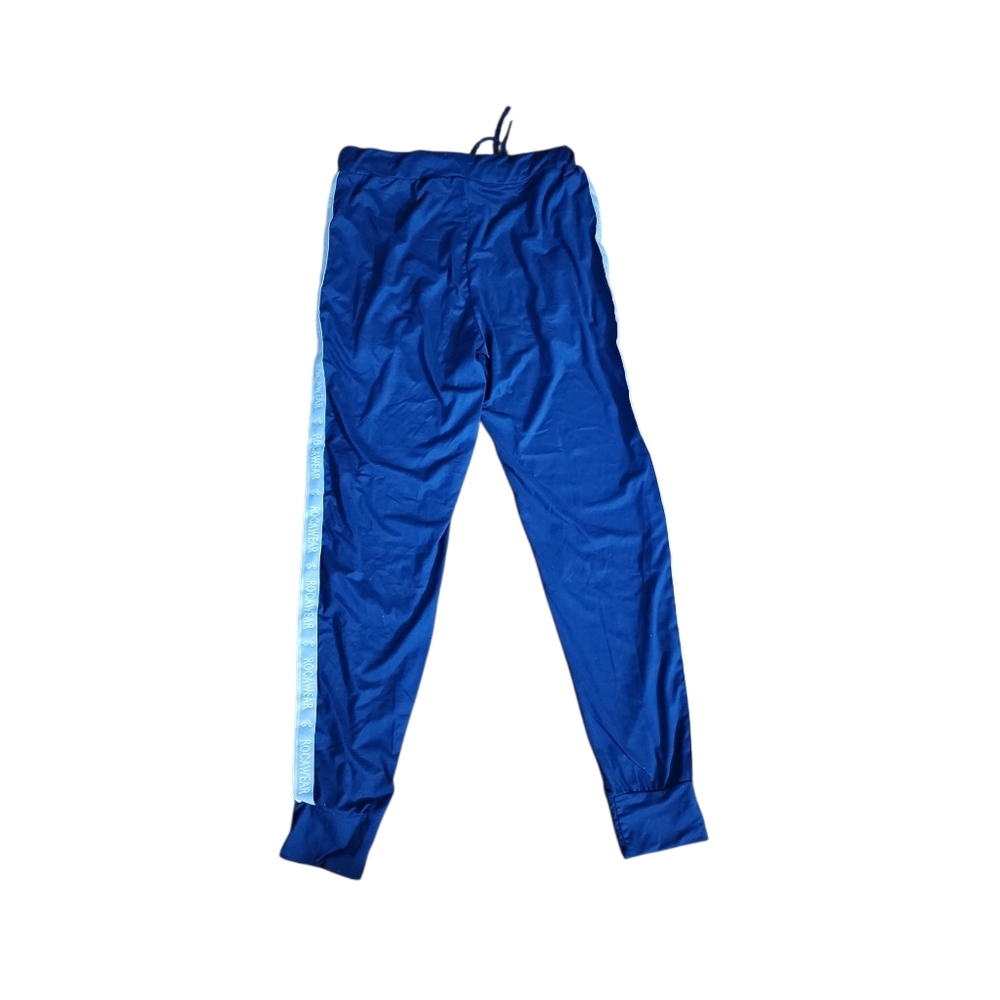 Rocawear Navy Blue Sweatpants with Gray Stripe - Picture 2 of 5
